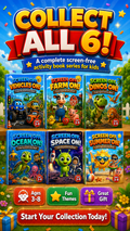 The Complete Screen-Free Library — all six Screen Off coloring and activity books
